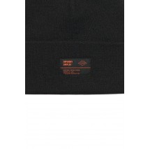 SUPERDRY D3 SDNA SURPLUS KNITTED BEANIE ΣΚΟΥΦΟΣ ΓΥΝΑΙΚΕΙΟΣ BLACK