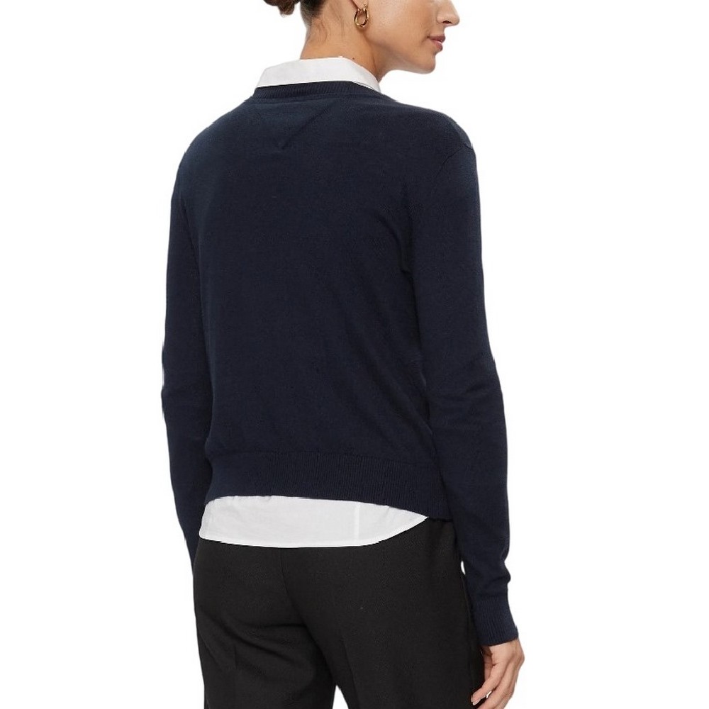 TOMMY JEANS  ESSENTIAL CREW NECK SWEATER NAVY