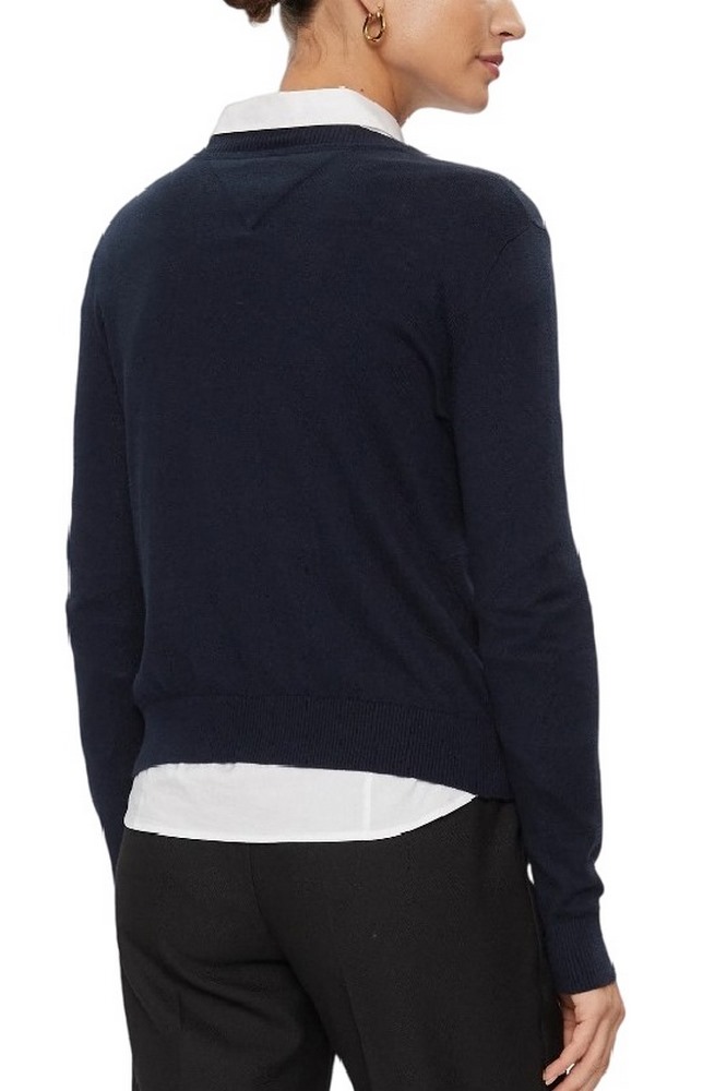 TOMMY JEANS  ESSENTIAL CREW NECK SWEATER NAVY