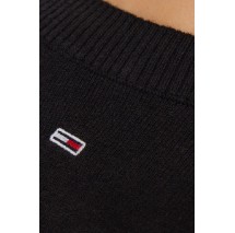 TOMMY JEANS  ESSENTIAL CREW NECK SWEATER BLACK