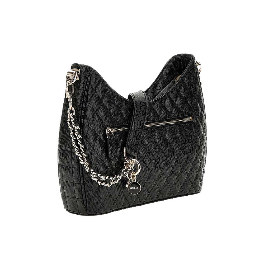 GUESS YARMILLA HOBO ΤΣΑΝΤΑ ΓΥΝΑΙΚΕΙΑ BLACK