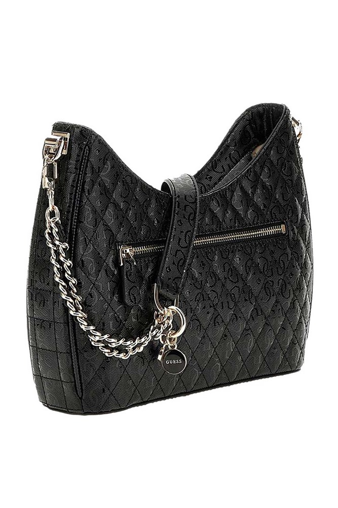 GUESS YARMILLA HOBO ΤΣΑΝΤΑ ΓΥΝΑΙΚΕΙΑ BLACK