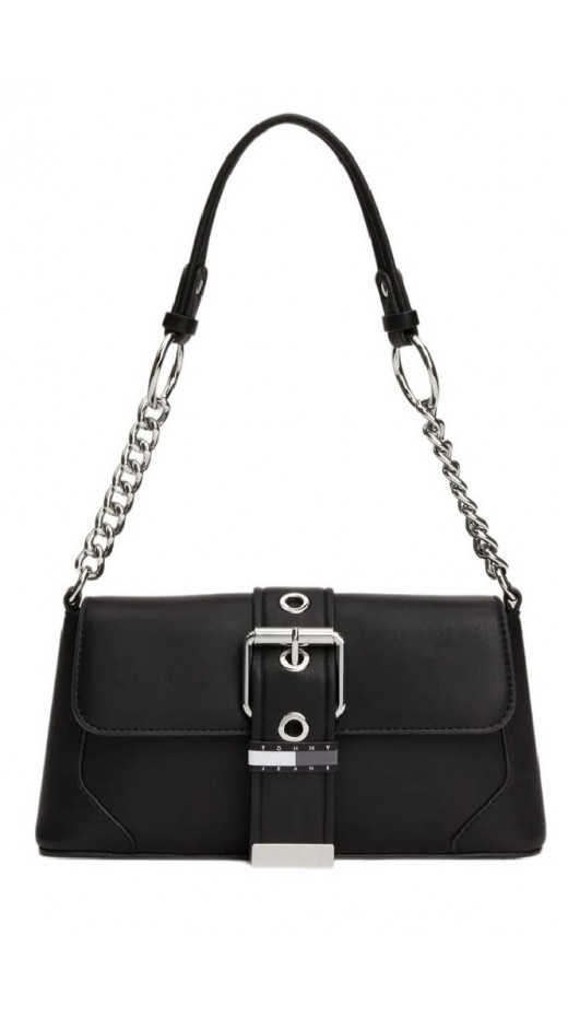 TOMMY JEANS IDOL SHOULDER BAG ΤΣΑΝΤΑ ΓΥΝΑΙΚΕΙΑ BLACK