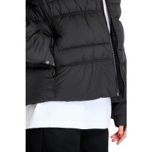 TOMMY JEANS QUILT ROUCH TAPE JACKET ΜΠΟΥΦΑΝ ΓΥΝΑΙΚΕΙΟ BLACK