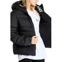 TOMMY JEANS QUILT ROUCH TAPE JACKET ΜΠΟΥΦΑΝ ΓΥΝΑΙΚΕΙΟ BLACK