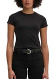 CALVIN KLEIN JEANS CONTEMPORARY FITTED TEE T-SHIRT ΜΠΛΟΥΖΑ ΓΥΝΑΙΚΕΙΑ BLACK