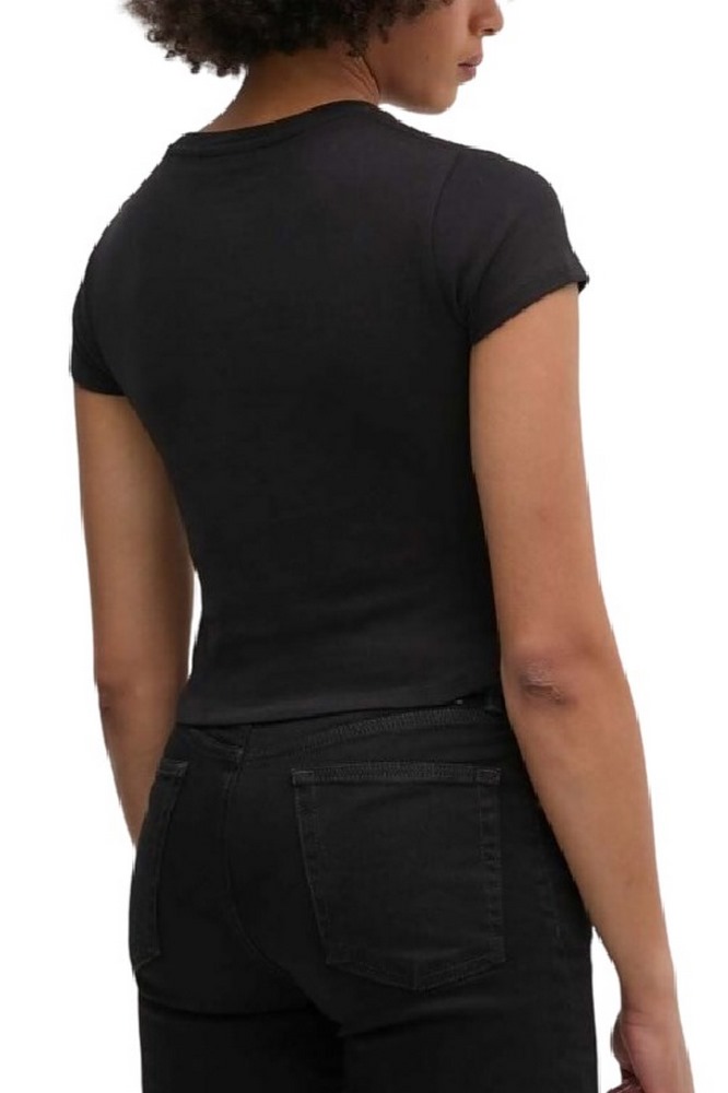 CALVIN KLEIN JEANS CONTEMPORARY FITTED TEE T-SHIRT ΜΠΛΟΥΖΑ ΓΥΝΑΙΚΕΙΑ BLACK