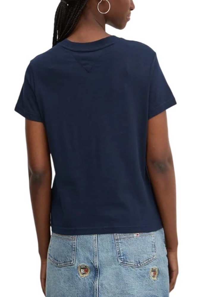 TOMMY JEANS REG CREST LINEAR TEE T-SHIRT ΜΠΛΟΥΖΑ ΓΥΝΑΙΚΕΙΑ DARK NAVY