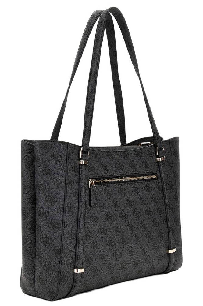 GUESS ECO ERICA 2 COMP SAT ECO ERICA ELITE TOTE ΤΣΑΝΤΑ ΓΥΝΑΙΚΕΙΑ GREY