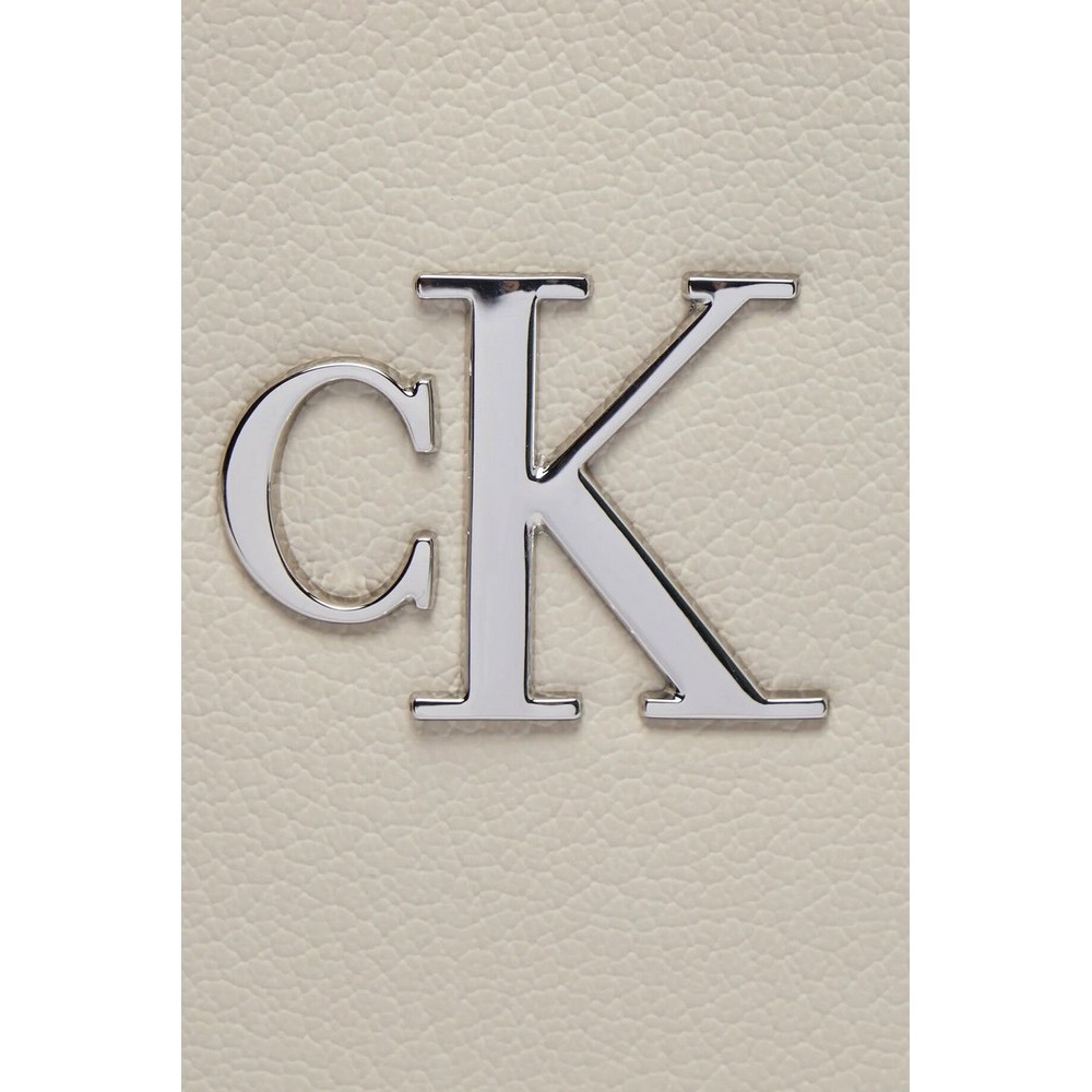 CALVIN KLEIN JEANS MINIMAL MONOGRAM SHOULDER BAG ΤΣΑΝΤΑ ΓΥΝΑΙΚΕΙΑ STONE