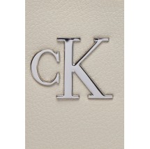 CALVIN KLEIN JEANS MINIMAL MONOGRAM SHOULDER BAG ΤΣΑΝΤΑ ΓΥΝΑΙΚΕΙΑ STONE