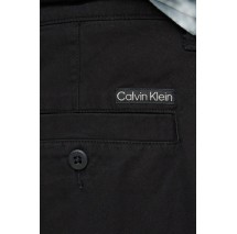 CALVIN KLEIN JEANS CROPPED PLEAT PANT ΠΑΝΤΕΛΟΝΙ ΑΝΔΡΙΚΟ BLACK