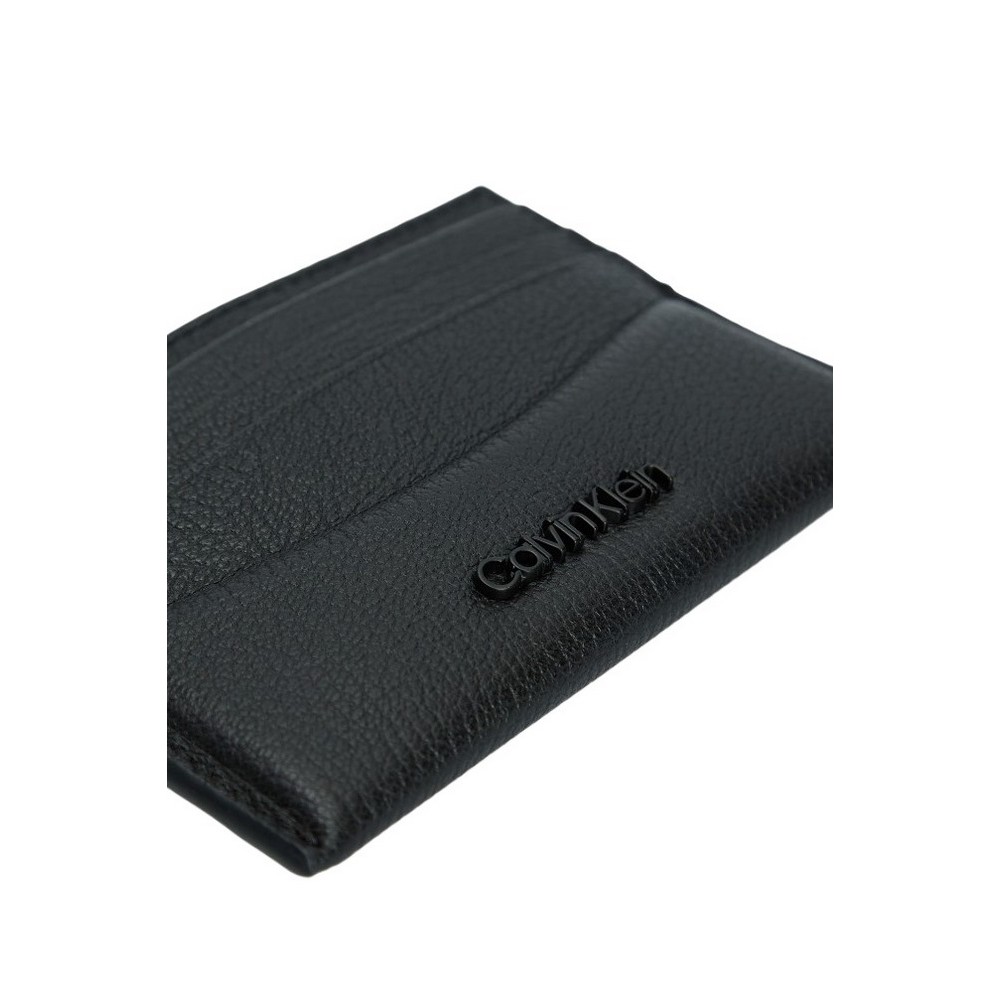 CALVIN KLEIN MINIMAL FOCUS CARDHOLDER 6CC ΠΟΡΤΟΦΟΛΙ ΑΝΔΡΙΚΟ BLACK