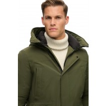 SUPERDRY D3 OVIN CITY PADDED PARKA JACKET ΜΠΟΥΦΑΝ ΑΝΔΡΙΚΟ KHAKI