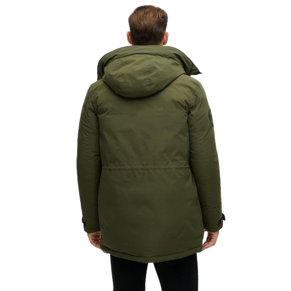 SUPERDRY D3 OVIN CITY PADDED PARKA JACKET ΜΠΟΥΦΑΝ ΑΝΔΡΙΚΟ KHAKI