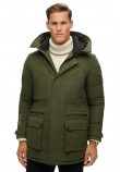 SUPERDRY D3 OVIN CITY PADDED PARKA JACKET ΜΠΟΥΦΑΝ ΑΝΔΡΙΚΟ KHAKI