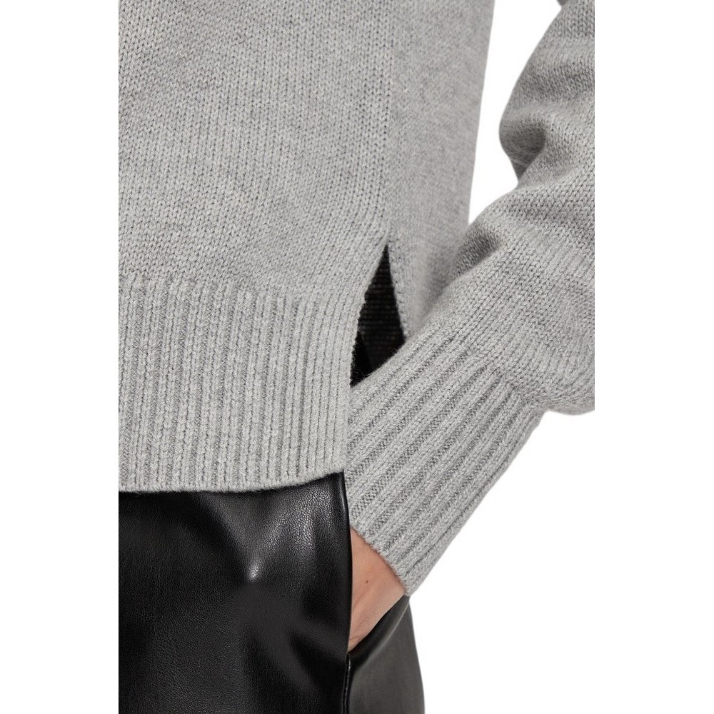 CALVIN KLEIN JEANS INTARSIA LOOSE SWEATER ΜΠΛΟΥΖΑ ΓΥΝΑΙΚΕΙΑ GREY