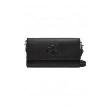 CALVIN KLEIN JEANS SCULPTED LONG FOLD STRAP DEBOSS ΠΟΡΤΟΦΟΛΙ ΓΥΝΑΙΚΕΙΟ BLACK