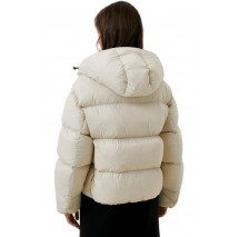 CALVIN KLEIN JEANS MW DOWN BUBBLE JACKET ΜΠΟΥΦΑΝ ΓΥΝΑΙΚΕΙΟ ECRU