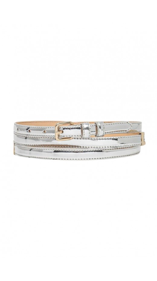 GUESS ARNELA WAIST BELT H15 ΖΩΝΗ ΓΥΝΑΙΚΕΙΑ SILVER