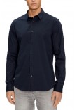 CALVIN KLEIN JEANS SLIM STRETCH SHIRT ΠΟΥΚΑΜΙΣΟ ΑΝΔΡΙΚΟ NIGHT SKY