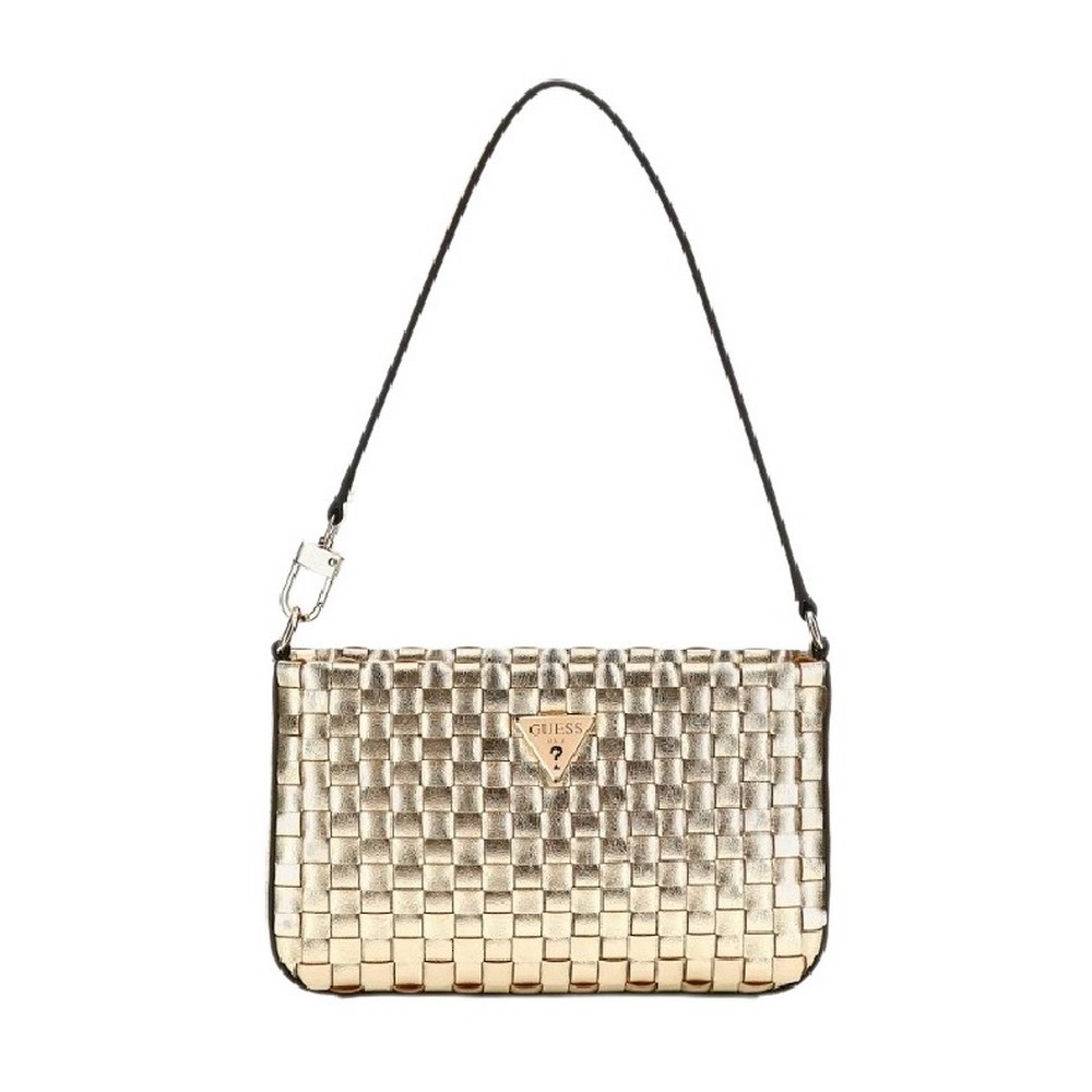 GUESS TWILLER MINI TOP ZIP SHOULDER ΤΣΑΝΤΑ ΓΥΝΑΙΚΕΙΑ GOLD