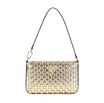 GUESS TWILLER MINI TOP ZIP SHOULDER ΤΣΑΝΤΑ ΓΥΝΑΙΚΕΙΑ GOLD