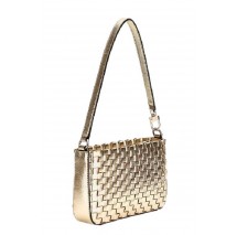 GUESS TWILLER MINI TOP ZIP SHOULDER ΤΣΑΝΤΑ ΓΥΝΑΙΚΕΙΑ GOLD