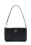 GUESS TWILLER MINI TOP ZIP SHOULDER ΤΣΑΝΤΑ ΓΥΝΑΙΚΕΙΑ BLACK