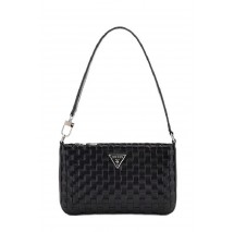 GUESS TWILLER MINI TOP ZIP SHOULDER ΤΣΑΝΤΑ ΓΥΝΑΙΚΕΙΑ BLACK