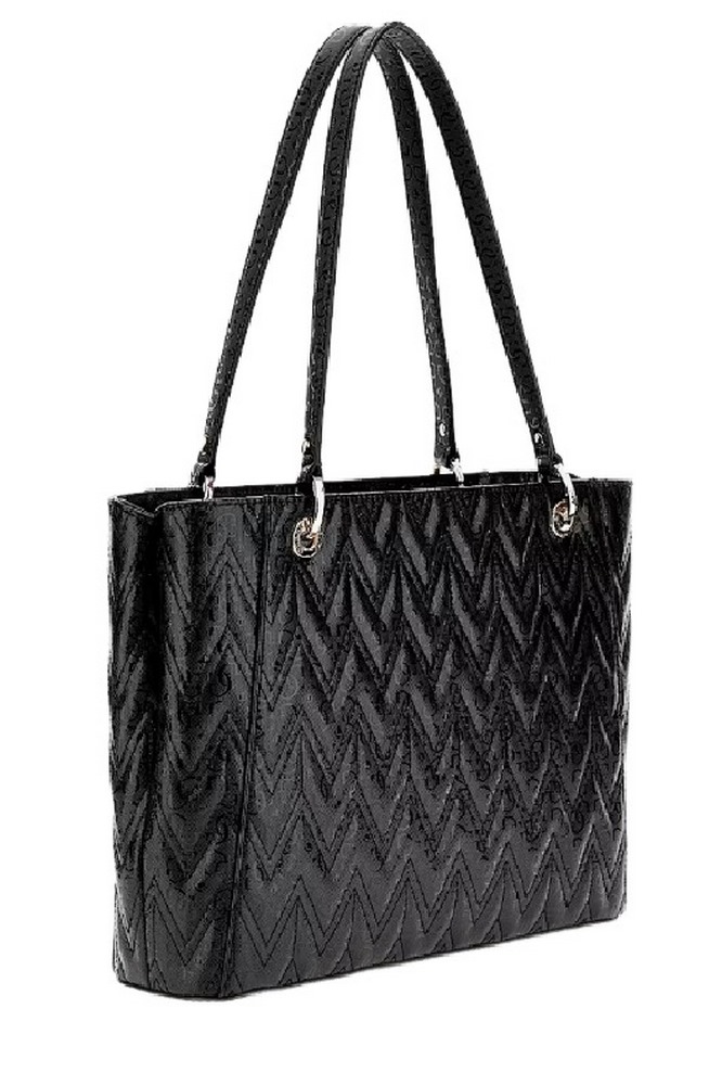 GUESS ADELARD NOEL TOTE ΤΣΑΝΤΑ ΓΥΝΑΙΚΕΙΑ BLACK