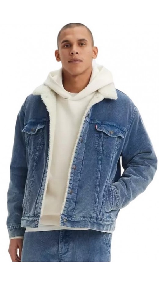 LEVIS RELAXED FIT SHERPA TRKR A57840016 ΜΠΟΥΦΑΝ ΑΝΔΡΙΚΟ BLUE