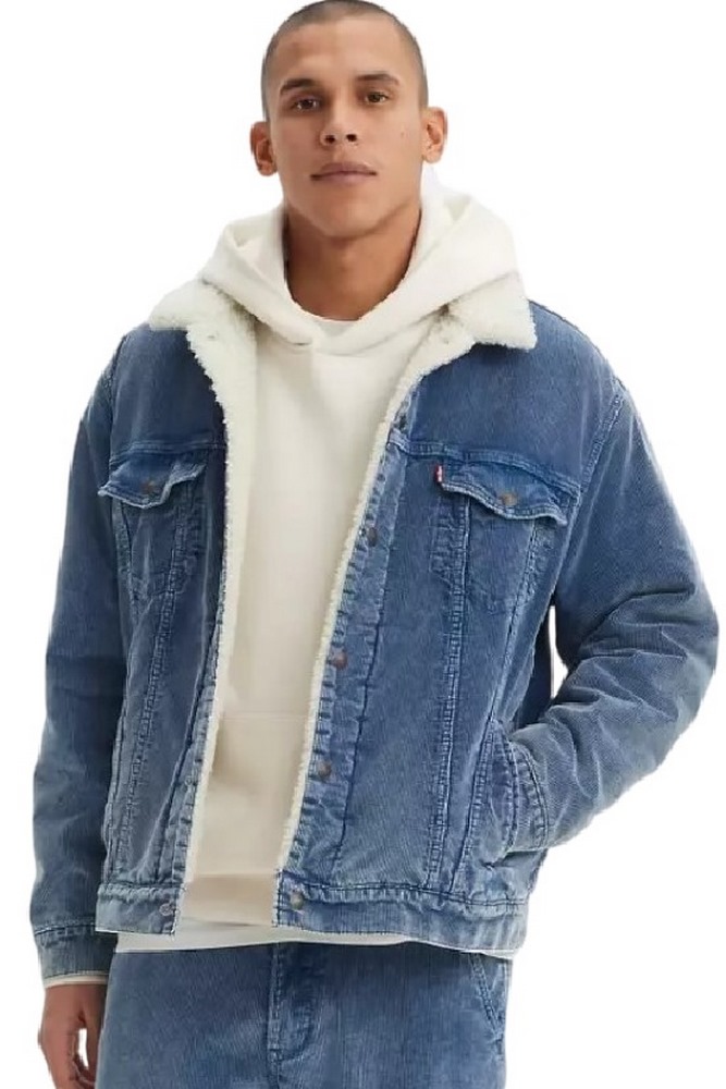 LEVIS RELAXED FIT SHERPA TRKR A57840016 ΜΠΟΥΦΑΝ ΑΝΔΡΙΚΟ BLUE