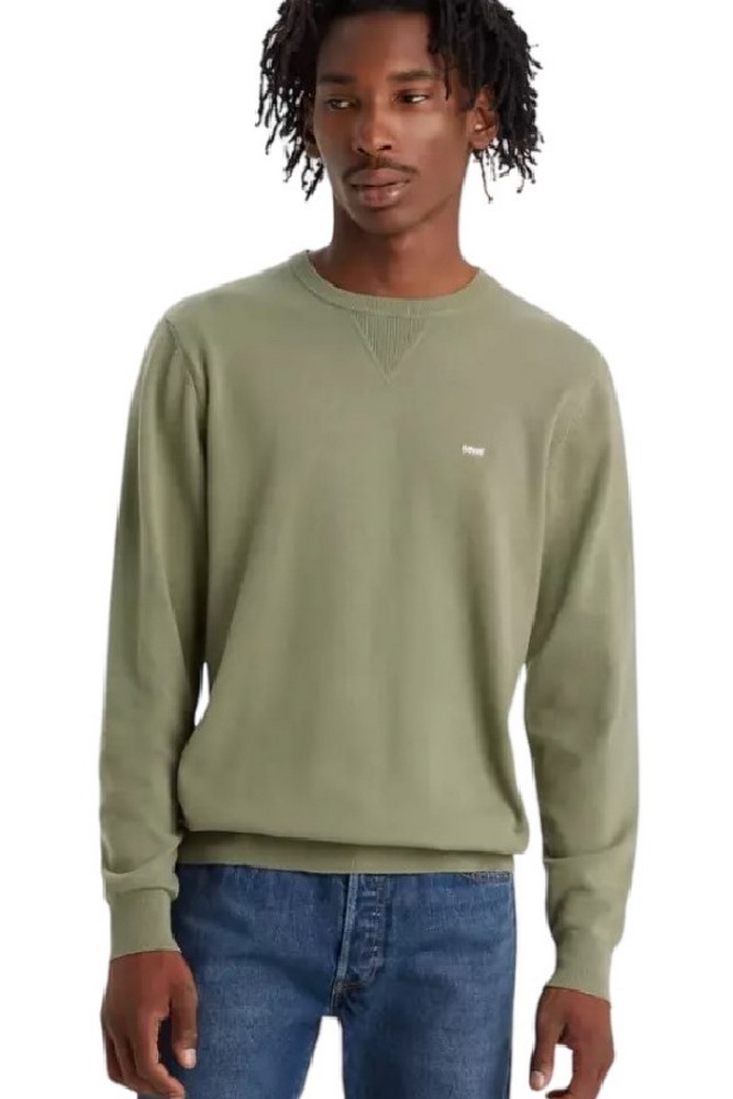 LEVIS LIGHTWEIGHT HM SWEATER A72070004 ΠΟΥΛΟΒΕΡ ΑΝΔΡΙΚΟ KHAKI