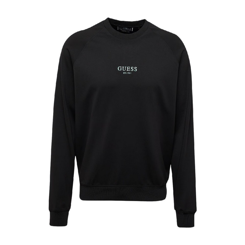 GUESS IRIDESCENT SWEATSHIRT ΜΠΛΟΥΖΑ ΦΟΥΤΕΡ ΑΝΔΡΙΚΟ BLACK