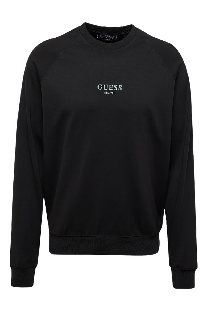 GUESS IRIDESCENT SWEATSHIRT ΜΠΛΟΥΖΑ ΦΟΥΤΕΡ ΑΝΔΡΙΚΟ BLACK