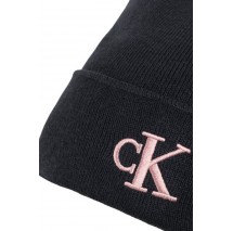 CALVIN KLEIN JEANS MONOGRAM EMBRO BEANIE ΣΚΟΥΦΟΣ ΓΥΝΑΙΚΕΙΟΣ BLACK