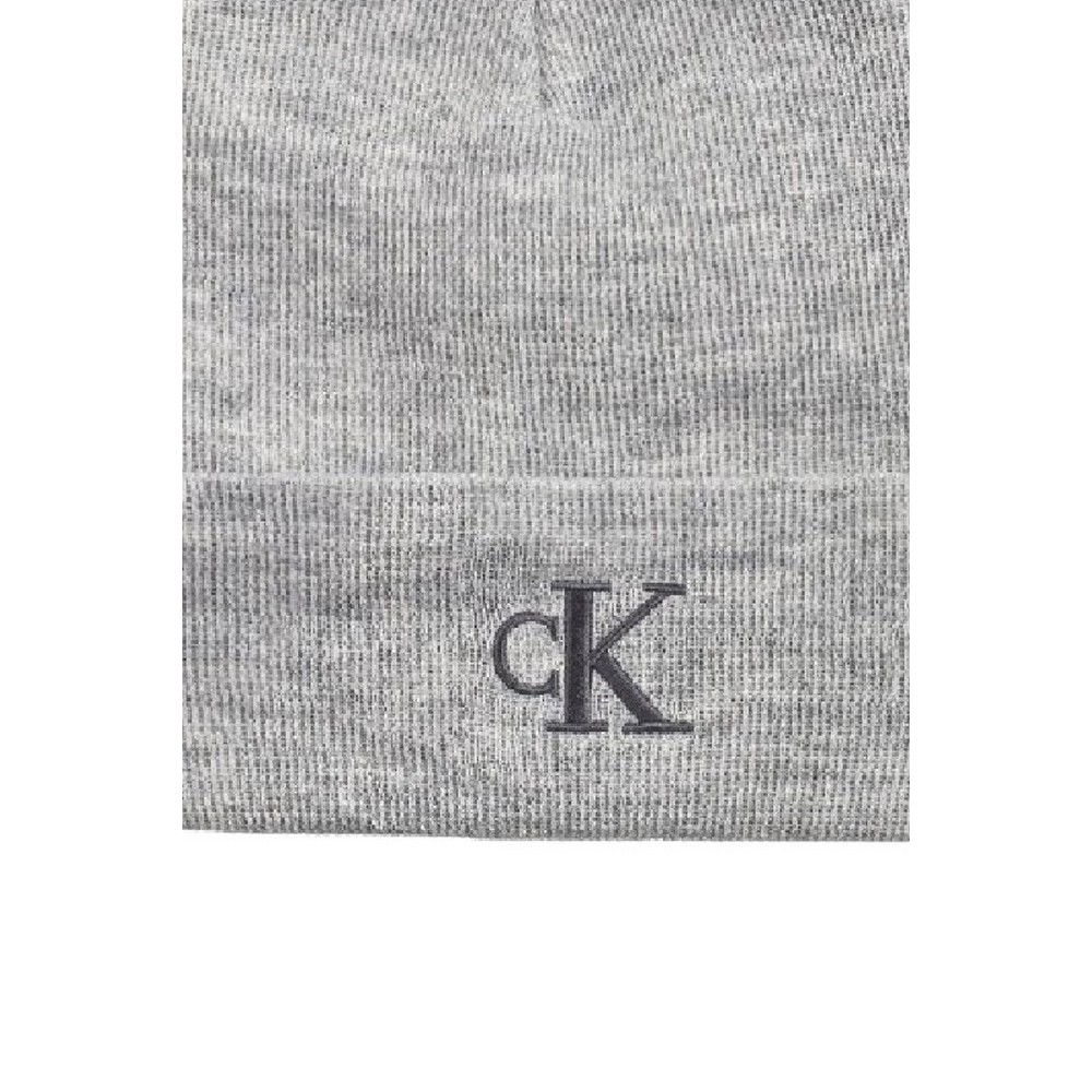 CALVIN KLEIN JEANS MONOGRAM EMBRO BEANIE ΣΚΟΥΦΟΣ ΓΥΝΑΙΚΕΙΟΣ GREY