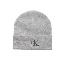 CALVIN KLEIN JEANS MONOGRAM EMBRO BEANIE ΣΚΟΥΦΟΣ ΓΥΝΑΙΚΕΙΟΣ GREY