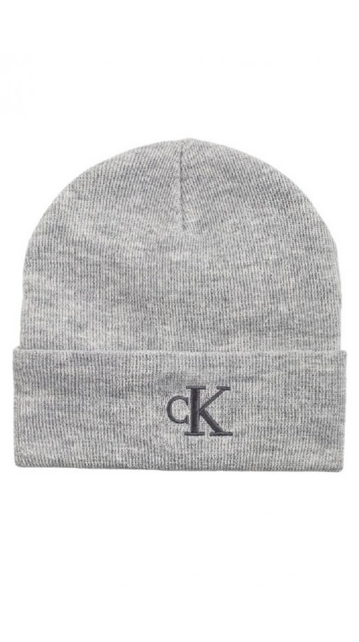 CALVIN KLEIN JEANS MONOGRAM EMBRO BEANIE ΣΚΟΥΦΟΣ ΓΥΝΑΙΚΕΙΟΣ GREY