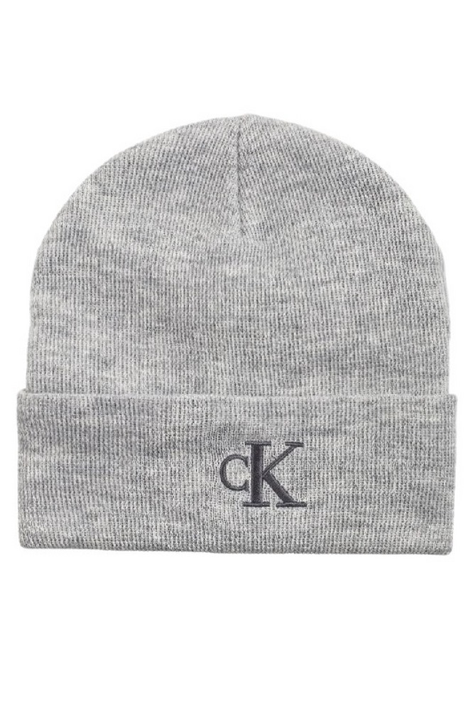 CALVIN KLEIN JEANS MONOGRAM EMBRO BEANIE ΣΚΟΥΦΟΣ ΓΥΝΑΙΚΕΙΟΣ GREY