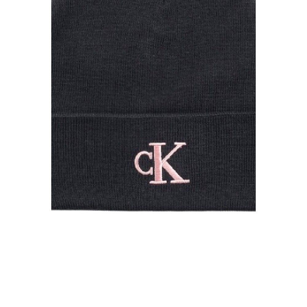 CALVIN KLEIN JEANS MONOGRAM EMBRO BEANIE ΣΚΟΥΦΟΣ ΓΥΝΑΙΚΕΙΟΣ BLACK