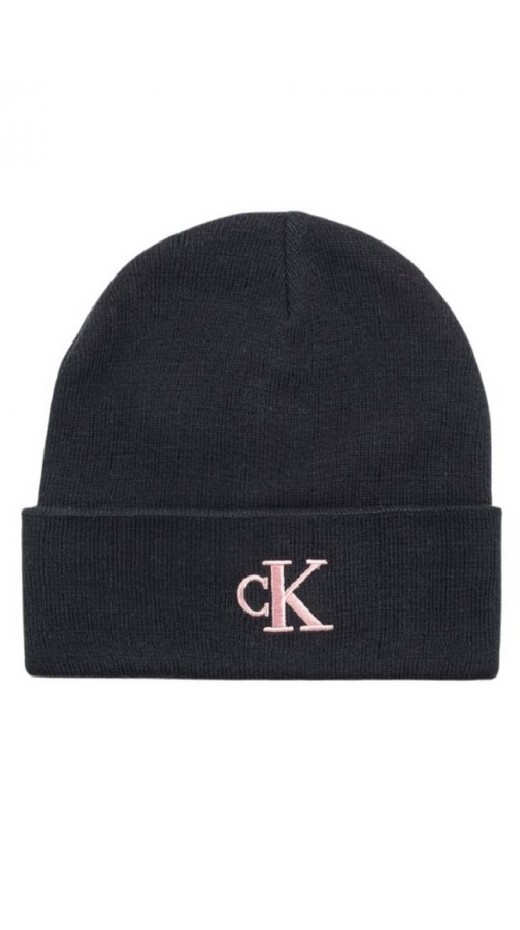 CALVIN KLEIN JEANS MONOGRAM EMBRO BEANIE ΣΚΟΥΦΟΣ ΓΥΝΑΙΚΕΙΟΣ BLACK