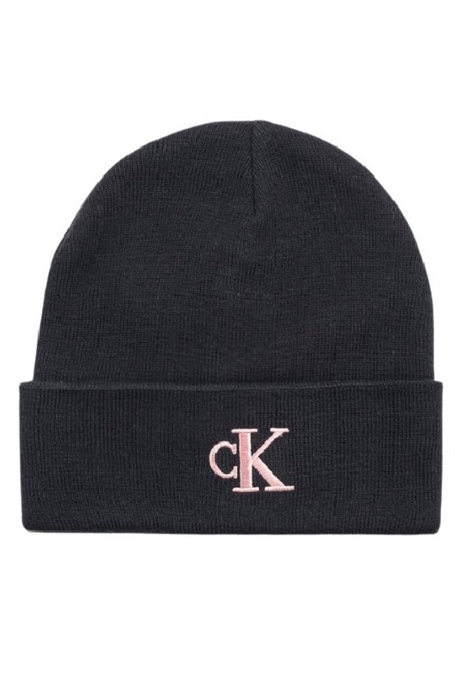 CALVIN KLEIN JEANS MONOGRAM EMBRO BEANIE ΣΚΟΥΦΟΣ ΓΥΝΑΙΚΕΙΟΣ BLACK