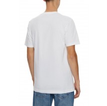 CALVIN KLEIN JEANS MINIMAL LOGO TEE T-SHIRT ΜΠΛΟΥΖΑ ΑΝΔΡΙΚΗ WHITE