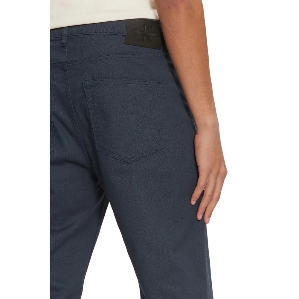 CALVIN KLEIN JEANS STRAIGHT COTTON TWILL PANT ΠΑΝΤΕΛΟΝΙ ΑΝΔΡΙΚΟ INK