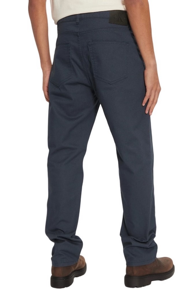 CALVIN KLEIN JEANS STRAIGHT COTTON TWILL PANT ΠΑΝΤΕΛΟΝΙ ΑΝΔΡΙΚΟ INK