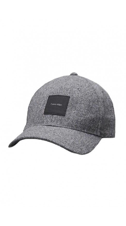 CALVIN KLEIN WOOL BB CAP ΚΑΠΕΛΟ ΑΝΔΡΙΚΟ DARK GREY