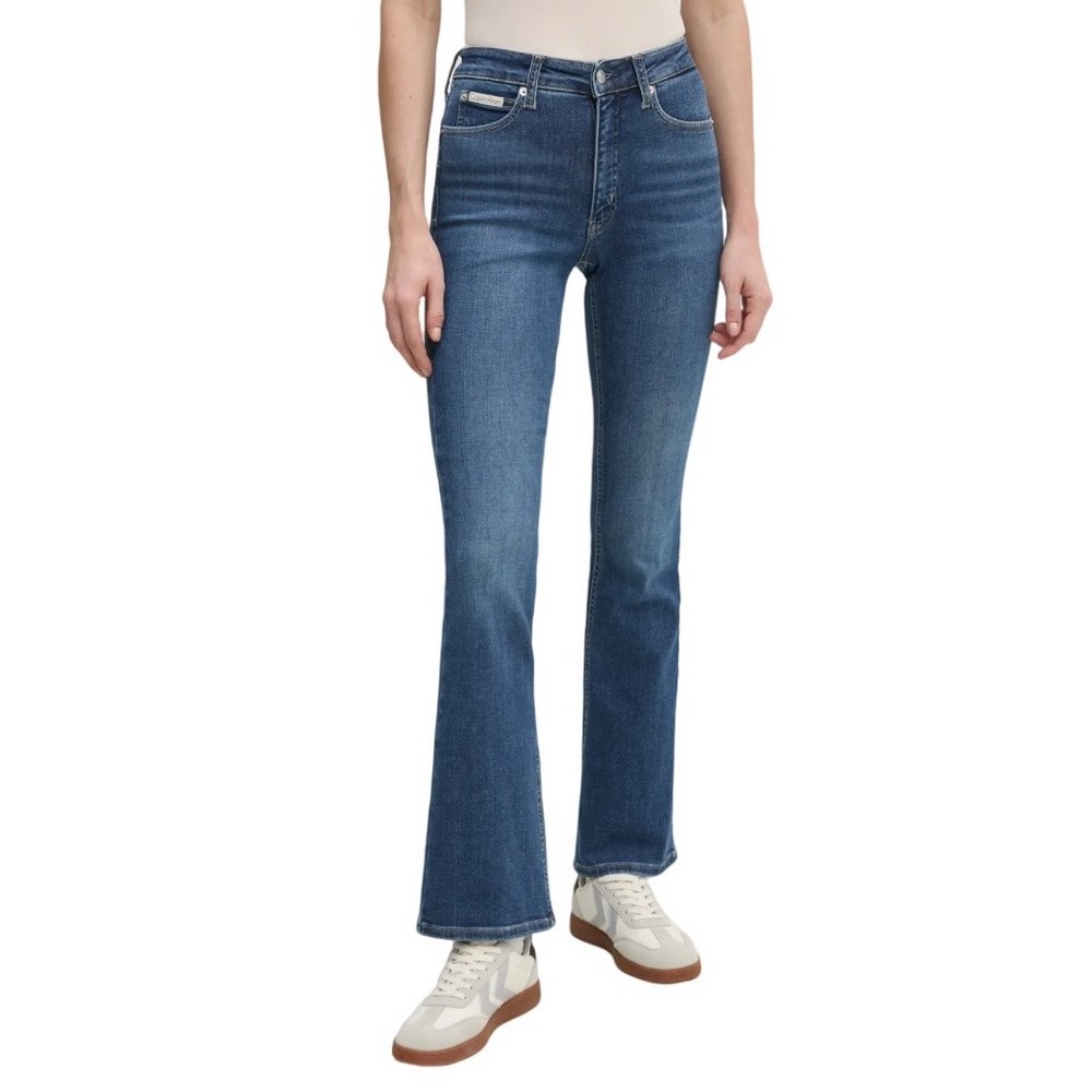 CALVIN KLEIN JEANS SKINNY BOOTCUT ΠΑΝΤΕΛΟΝΙ ΓΥΝΑΙΚΕΙΟ DENIM DARK