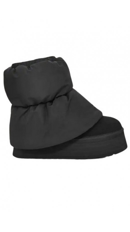 UGG CLASSIC MINI DIPPER PUFFER ΧΑΜΛΗ ΜΠΟΤΑ ΓΥΝΑΙΚΕΙΑ BLACK